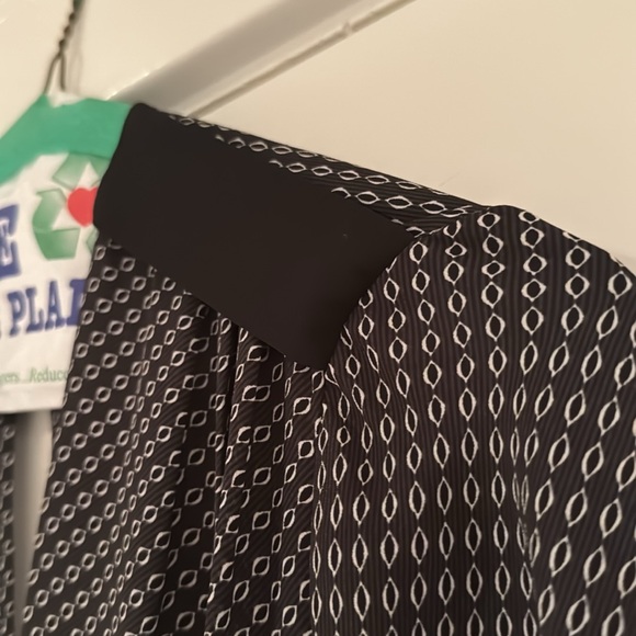 BCBGMAXAZRIA Black and White Pattern Romper - Picture 5 of 5